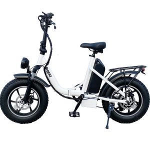 QBEAR CG3 WHITE STEP-THRU FOLDABLE WOMEN’S BIKE